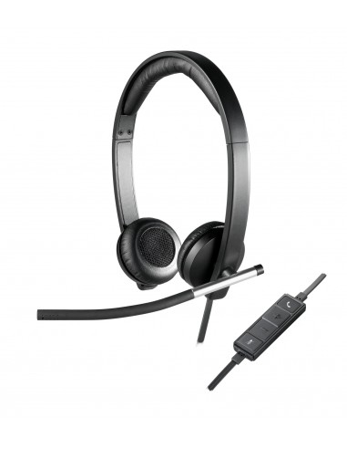 Logitech H650E Слушалки Жичен Лента...